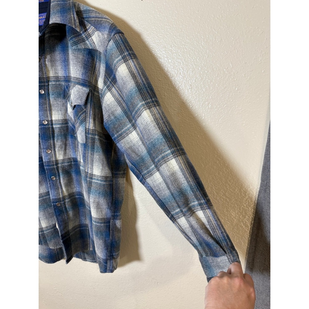 Pendleton Heritage Limited Edition Men Plaid Wool… - image 6